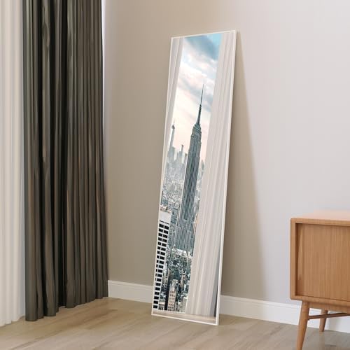 ANYHI 47"x12" Full Length Mirror Over the Door Hang or Wall Mounted - Image 5
