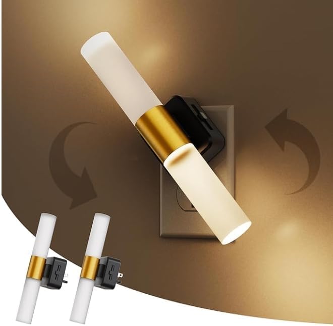 L LOHAS LED Night Light, 2 Pack Night Lights Plug into Wall by LLOHASLED
