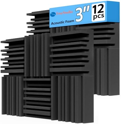 TroyStudio Thick Acoustic Foam Panels, Dense Soundproof Padding Tile, Recording by TroyStudio