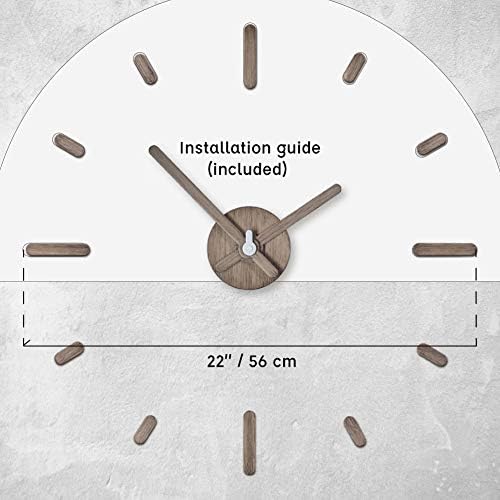 Presentime Large Frameless DIY Wall Clock - Image 3