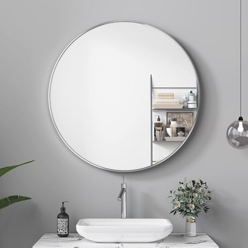 Itrue Round Metal Wall Mirror, 30 Inch - Image 3