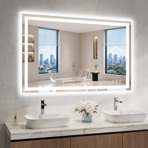 28"x48" LED Bathroom Mirror by MYSUNORIA