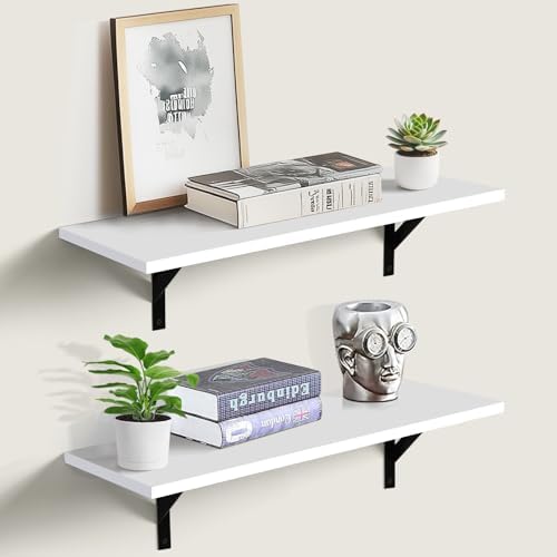 Tectocker-DOU 24" Long Floating Book Shelves by Tectocker-DOU