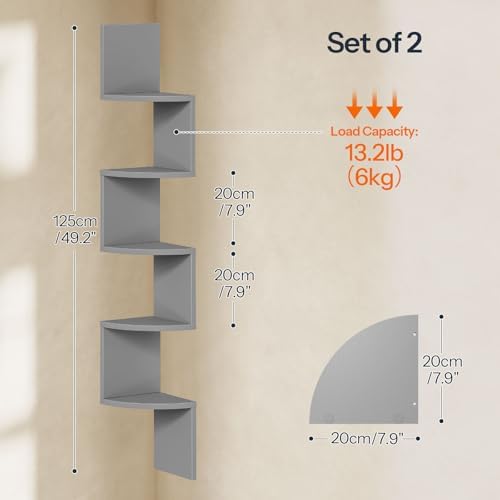 HOOBRO Corner Shelf Wall-Mounted - Image 2