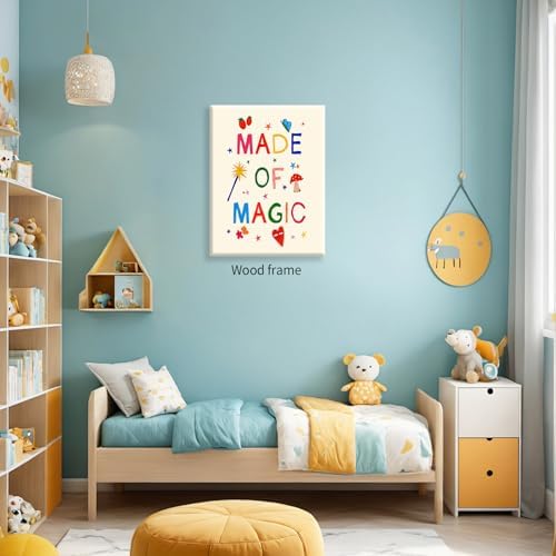 Whimsical Colorful Toddler Wall Art Trendy Cute Minimalist Kids Poster 12X16 - Image 4