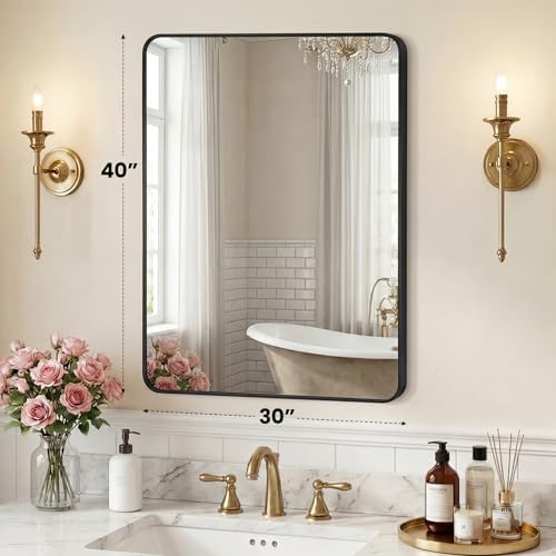 NEWBULIG Bathroom Mirror 30X40 Inch, Vanity Mirror - Image 4