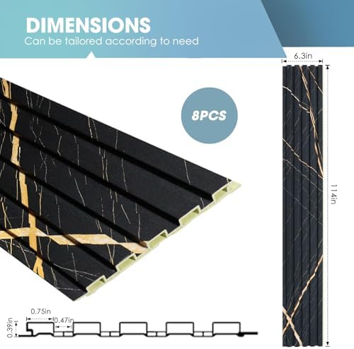 OUZUGIE WPC Acoustic Slat Wall Paneling - Image 3