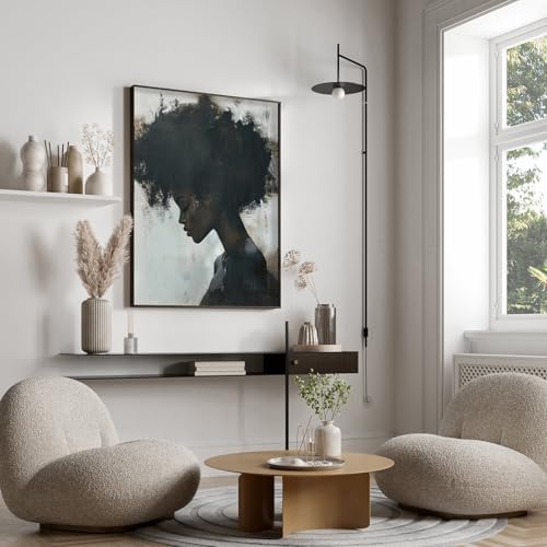 Black Woman Wall Art Trendy African American Sexy Women 16x20 Inch Unframed - Image 6