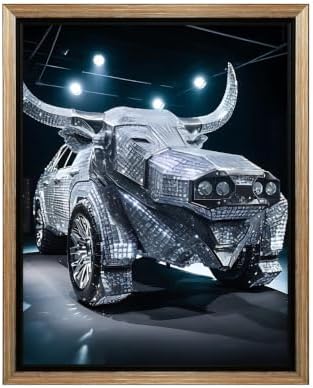 InkFlow Posters Diamond Car Canvas Poster by InkFlowPosters