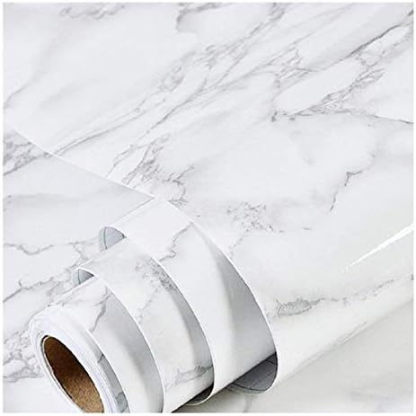 Marble Contact Paper White Peel and Stick Wallpaper by practicalWs