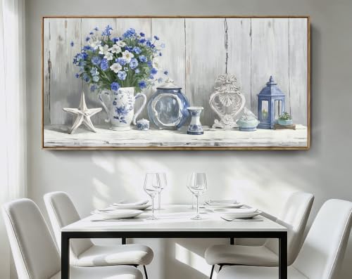 Nicetop Large Framed Artwork for Walls – Coastal Rustic Farmhouse Art Prints - Image 3