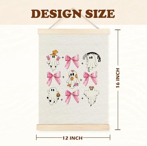 Supwhd Cute Halloween Ghosts Wall Art - Image 6