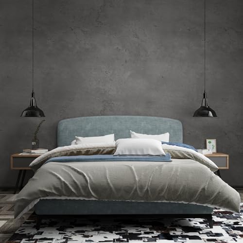 3yecao 48"×79" Extra Wide Thick Dark Grey Black Concrete Wallpaper Peel and by 3YECAO