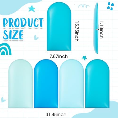 Jetec 4 Pcs Kids Wall Padding Panels, 1.18 Inch Thick Foam Wall Protector - Image 2