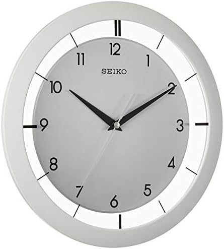 SEIKO QXA520WLH Metal Non Ticking Wall Clock, 11 Inch by Unknown