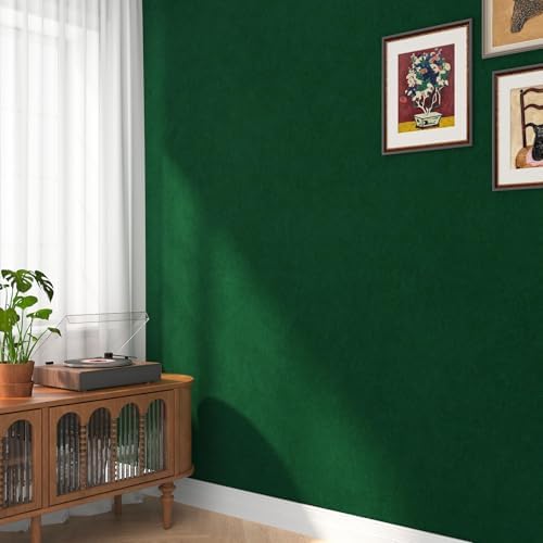 Luxury Green Fabric Wallpaper Vintage Velvet Drawer Liner Self Adhesive Felt - Image 3