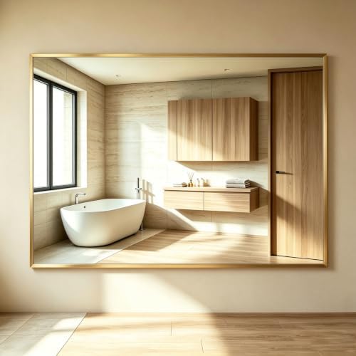 DUMOS 30"x40" Rectangle Wall Mirror, Bathroom Mirrors by DUMOS