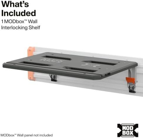 KLEIN TOOLS 54856MB MODbox Wall Interlocking Shelf, Modular Tool Storage - Image 2