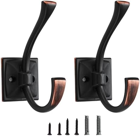 2 Pack Decorative Heavy Duty Towel Hooks by CABDM