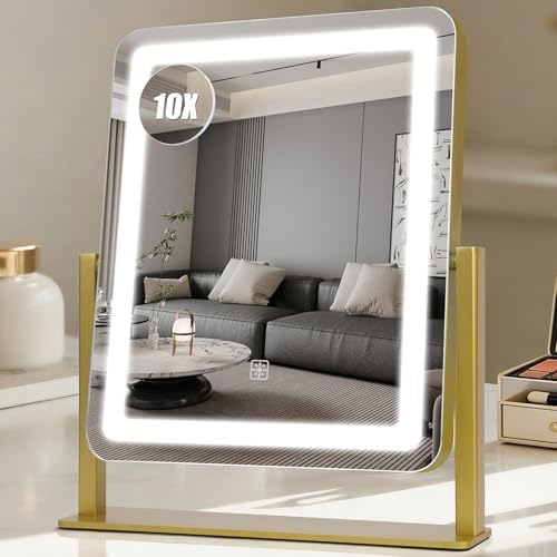 Vanity Mirror with Lights, HD Mirror, Smart Touch with 3-Color Lighting by BEAROLVE