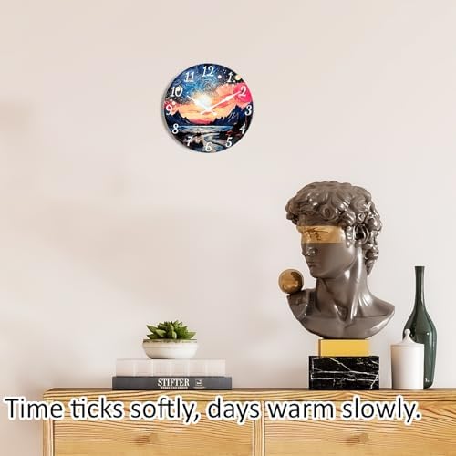 12 Inch Starry Night Wall Clock - Image 2