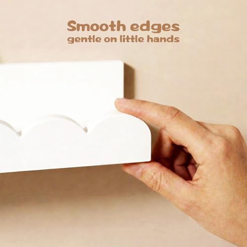 White Scalloped Nursery Shelves - Image 4