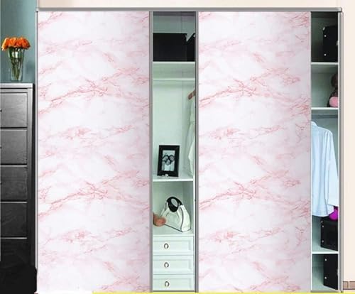 Marble Contact Paper Pink Peel and Stick Wallpaper - Image 6