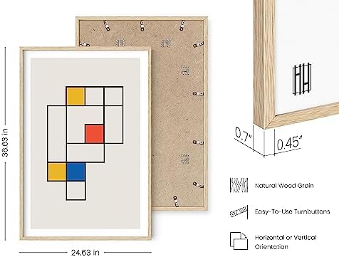 HAUS AND HUES Bauhaus Modern Mid Century Wall Art - Image 2
