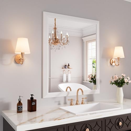Amorho Bathroom Mirror for Wall 30x36 Inch by Amorho