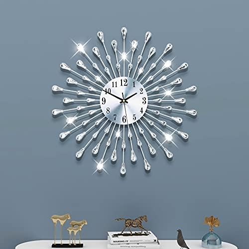 FLEBLE Large Wall Clocks for Living Room Decor Modern Silent Analog Clock by DecorationWallClock
