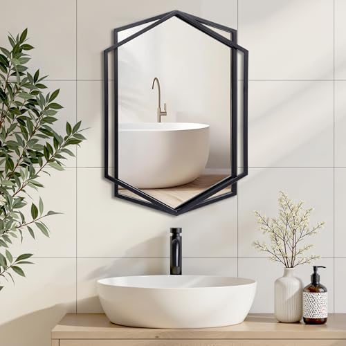 LuxenHome 31.8"X22" Wall Mirror - Image 3