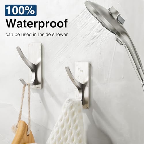 10 Pack Self Adhesive Towel Hooks: Extra Strong 13LB, Stainless Hook - Image 4