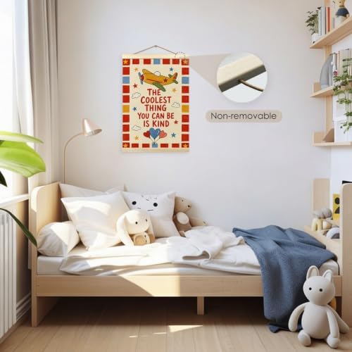 madalo Retro Airplane Inspirational Wall Art Poster Hanger Frame 12x16 Inch - Image 3