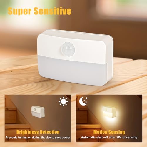 16 Pack Motion Sensor Stair Light Indoor, Battery Operated Night Lights - Image 6