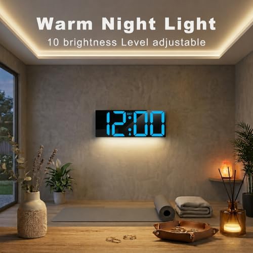 JALL 22" Large Digital Wall Clock - Image 3