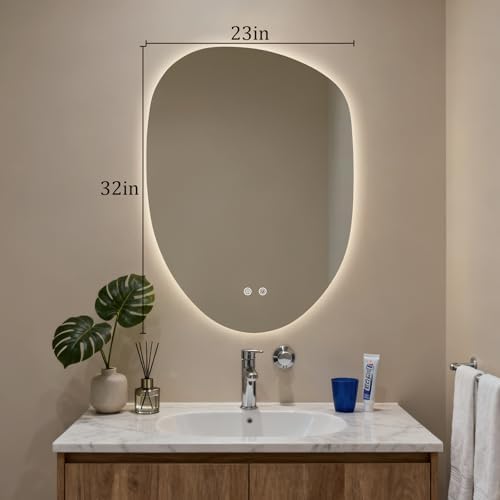 HOMECOOKIN LED Irregular Bathroom Mirror - Image 6