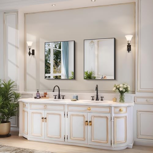 YIROMAN Bathroom Mirror 18"x24", Rectangular Vanity Mirror - Image 2