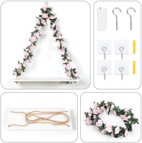 EXIN DECHEN Wall Decor for Bedroom, Floating Shelves Room Decor Aesthetic - Image 6