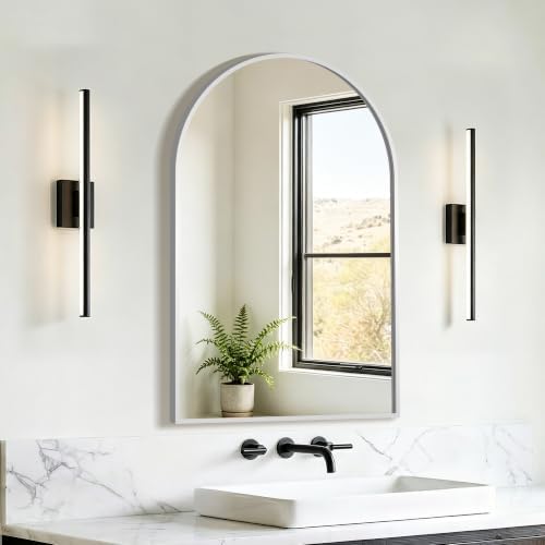 FICTOR 20" x 30" Arched Bathroom Vanity Mirror by FICTOR