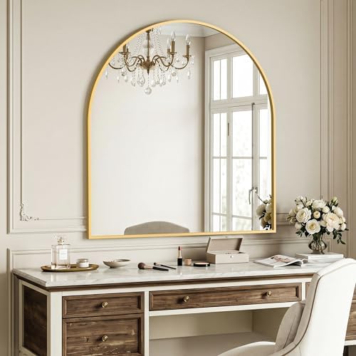 AMOISE Arched Bathroom Mirror for wall - Image 4