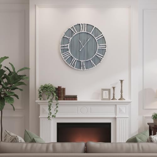 Quelay 20 Inch Large Coastal Wall Clock - Image 5