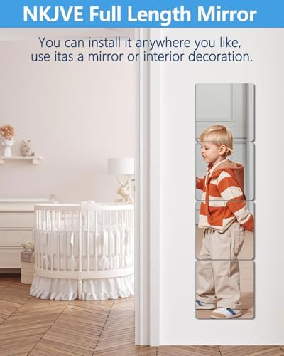 Unbreakable Mirror Tiles Self Adhesive, Peel and Stick On Small Mirrors - Image 5