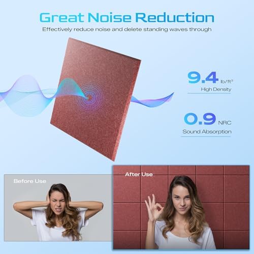 12 Pack Self-Adhesive Sound Proof Foam Panels - Image 3