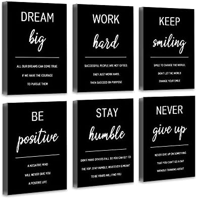 Drsoum Inspirational Office Wall Art Motivational Wall Decor 12” x16” Framed by Drsoum