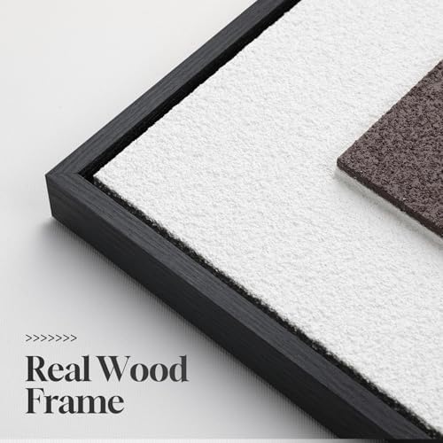 3D Textured Large Framed Neutral Abstract Wall Art - Image 6
