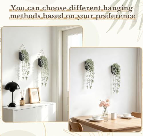 Dahey 2 Pack Wall Planter Vase - Image 6