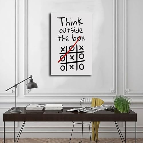 BAOGELI Think Outside The Box Poster Motivational Quotes - Image 3