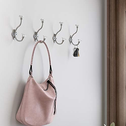 Liberty 128734 Acrylic Facets Design Coat and Hat Hook, Satin Nickel and Clear - Image 2