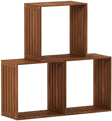 Furinno TIOMAN Set of Three Outdoor Storage Boxes, 19.4W x 19.5H - Image 2