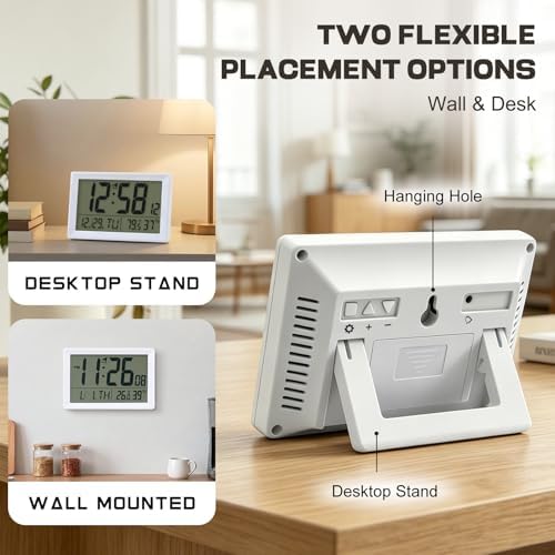 Digital Wall Clock Battery Operated - Image 5